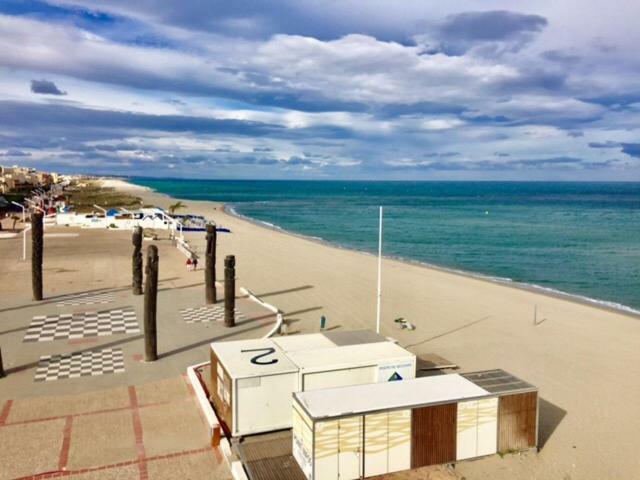 Barcaresa-Villa Vue Mer Acces Direct Plage - Piscine Le Barcarès Eksteriør billede