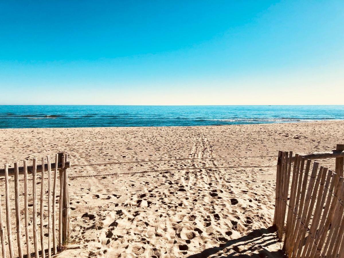 Barcaresa-Villa Vue Mer Acces Direct Plage - Piscine Le Barcarès Eksteriør billede