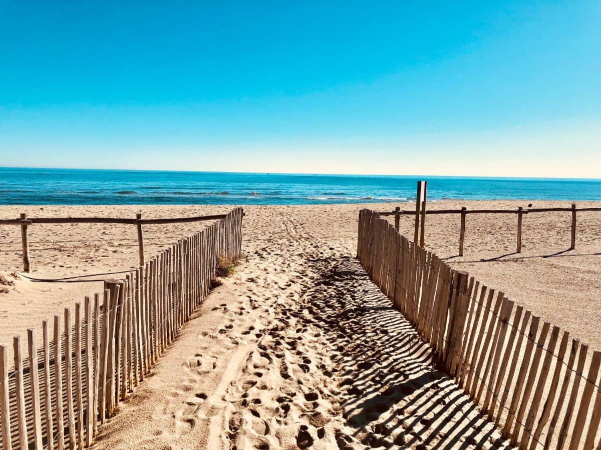 Barcaresa-Villa Vue Mer Acces Direct Plage - Piscine Le Barcarès Eksteriør billede